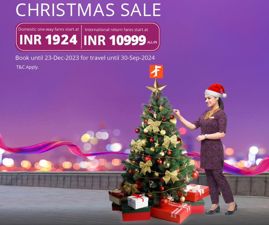 Air Vistara Christmas Sale for 2024 